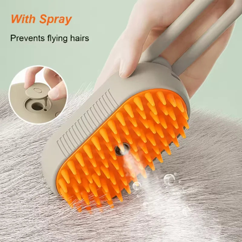 Dog Comb Cat Dog Pet Spray Massage Comb Cleaning Hair Removing Comb Dog Comb Spray Anti-Skies Comb Pet Bath Brush