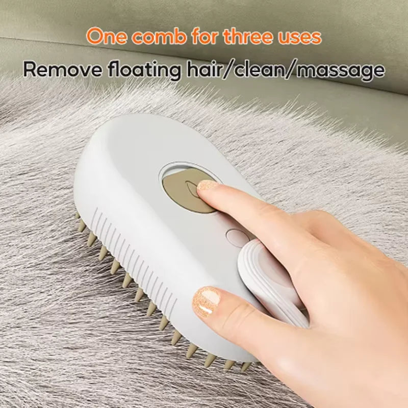 Dog Comb Cat Dog Pet Spray Massage Comb Cleaning Hair Removing Comb Dog Comb Spray Anti-Skies Comb Pet Bath Brush